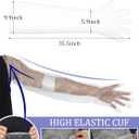 Sosation 50 Pcs Waterproof Arm Cast Cover for Shower Bath, Arm Cast Sleeve Protector, Adult Long Cast Bandage Protector Bag Covers for Shower Broken Wound Wrists Elbow(35.4 Inch)