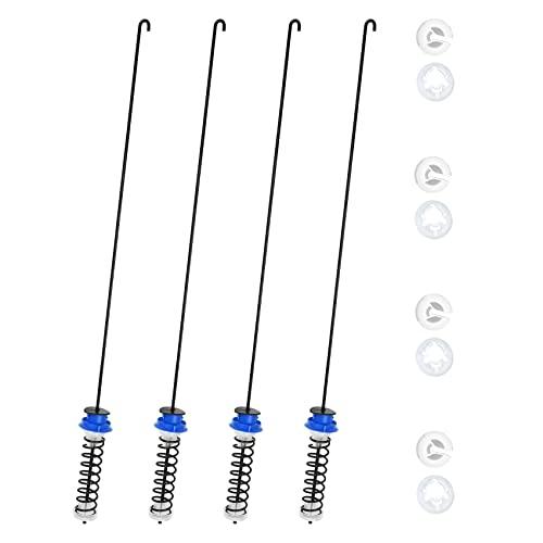 Upgrade W10247710 Washer Suspension Rod Kit（4 Pcs ）Fit for whirlpool kenmore maytag Washing Machine Replace W10237427 W10256514 W10277357,Figure 5 Shows More Compatible Models