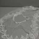 Ayliss Women Lace Wedding Shawls Wrap Bridal Embroidered Shrug Bolero Cape Shoulder Covers Up Evening Prom Party Dress