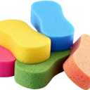 Car Wash Sponges,5 Pack Extra Thick Large Colorful Cleaning Sponge Multi-Purpose for Bathroom Kitchen Bike Boat (Random 5-Color Mix)