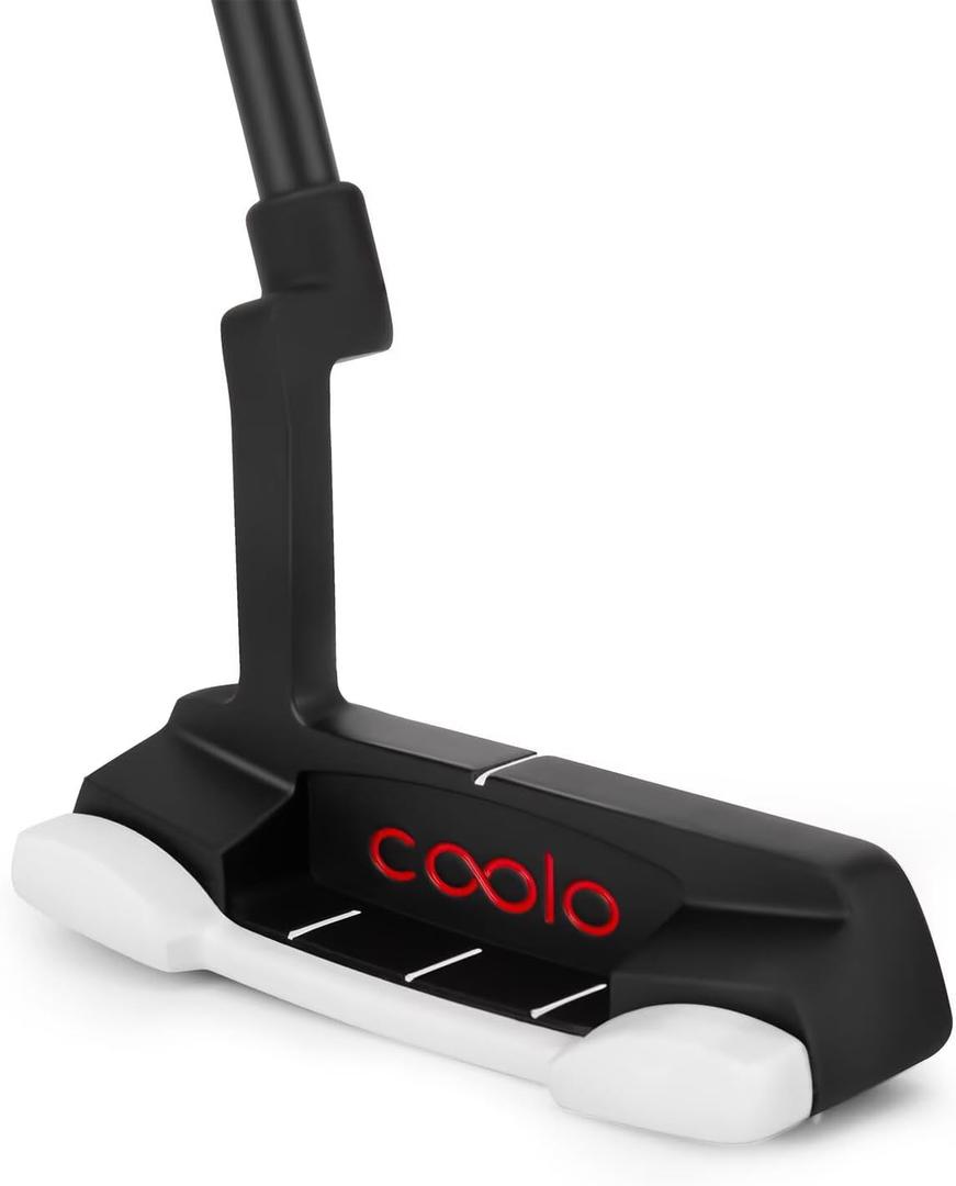 COOLO Graphite Golf Putter, Provide Greater Stability and Less Face Twisting, Blade/Mallet/Heavy/Center Shafted Putter with Headcover, Oversized Pistol Grip, Right & Left Handed. (33") COOLO Graphite Golf Putter, Provide Greater Stability and Less Face Twisting, Blade/Mallet/Heavy/Center Shafted Putter with Headcover, Oversized Pistol Grip, Right & Left Handed. (33")