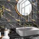 DULEIXUFHEE Marble Peel and Stick Backsplash 23.6 x11.8 in, 40PCS