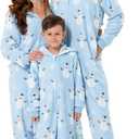 Big Softy Family Christmas Onesies - Adult & Kids Onesie Pajamas - Cool Snowman (Little Kids - 10-11)