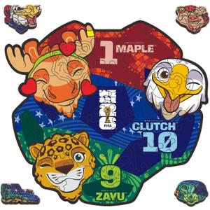 2 x FIFA World Cup 2026 Mascot 26PCS Wooden Pocket Puzzle
