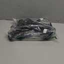 Paxiland Clear Bag for Stadium Events 12x6x12, Clear Tote Bag with Reinforced Strap, Transparent Bag for Sports Concert (Black)