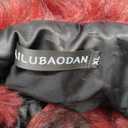 Flygo Womens Long Faux Fur Coats Winter Fluffy Open Front Luxury Overcoat Shaggy Lapel Long Sleeve Fuzzy Warm Cardigan Jacket (Large, Red)