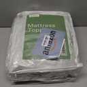 Ultra Soft Full Size Mattress Topper - Viscose Made from Bamboo Pillow Top Mattress Pad for Back Pain Relief - Naturally Cooling for Hot Sleepers, Green