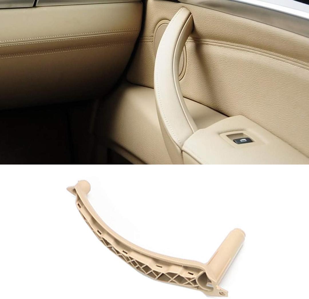 TTCR-II Compatible with BMW X5 Door Handle 2007-2013 E70, for BMW X6 Door Pull Handle 2008-2014 E71, for Right Passenger Side (Beige, Right Front/Rear) (Inner Trim)