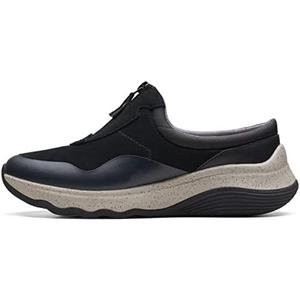 Clarks Women's Jaunt Way Clog, Size 6W, Black