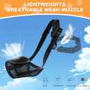 2 x Dog Muzzle, Soft Nylon Air Mesh Breathable Drinkable Anti-Bite Adjustable Anti-Slip Muzzle for Small Medium Large Dogs (XS)