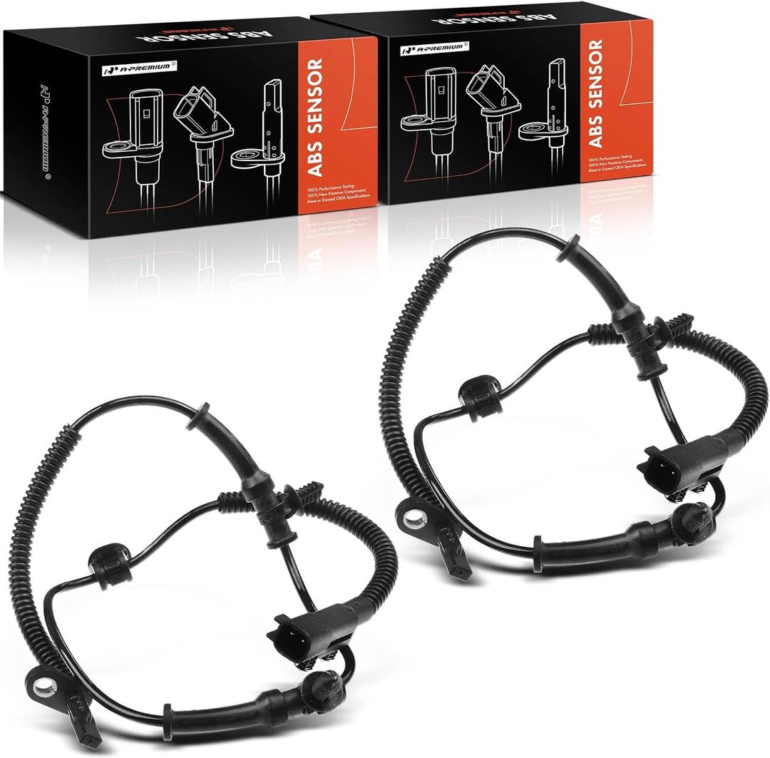 A-Premium 2PC Set Rear ABS Wheel Speed Sensor Compatible with Jeep, Dodge Models - Grand Cherokee 2011-2015/2017-2020, Durango 2011-2015/2020, Sport Utility - Rear Driver and Passenger Side