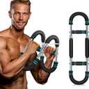 Twister Arm Trainer  Adjustable Resistance Power Twister Bar (60110 lbs) for Chest, Arm, Shoulder & Forearm Strength Training  Portable Home Gym Equipment for Men & Women, Muscle Builder.