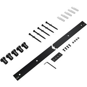 skysen 6ft Barn Door Track Only with Wall Spacer and Screws - Track Extend Kit for Barn Door Hardware, (track-6ft)