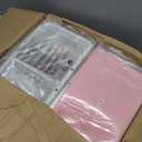 BBLIKE Stuffed Animal Storage Organizer - Rolling Kids Bookshelf and Toy Storage with 3 Tiered Book Display and Toy Chest - Rolling Furniture for Kids Room, Playroom, Bedroom, Nursery, Pink