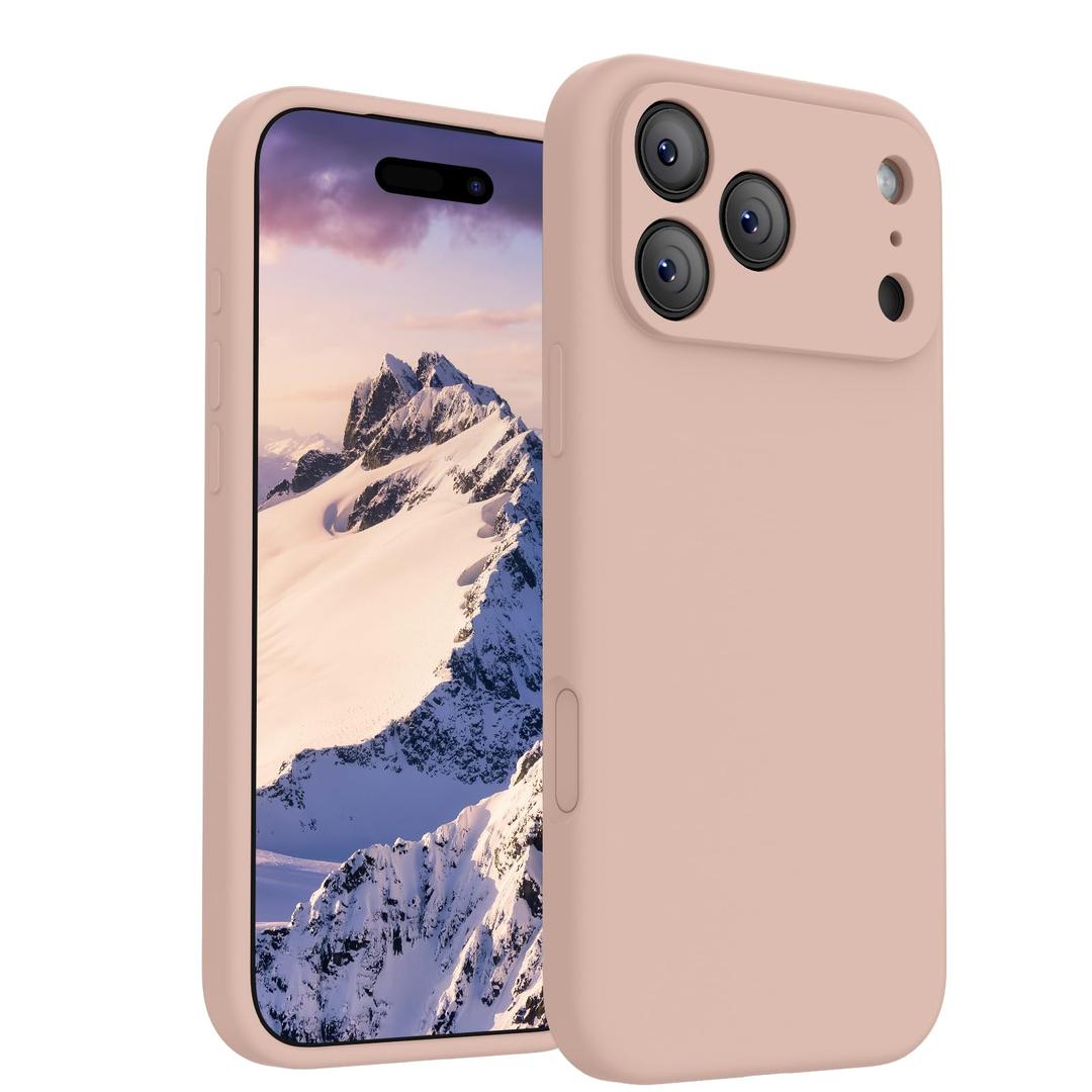 FireNova Magnetic for iPhone 17 Pro Case, Compatible with MagSafe, [Integrated Silicone Camera Control Button] [Camera Protection] Anti-Scratch Microfiber Lining Phone Case, 6.3", Pinksand