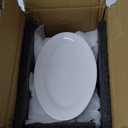 8 Inch Ceramic Appetizer Plates Oval, Porcelain Dessert Plates, Small Salad Plates Set, Small White Serving Plates for Salad, Appetizer, Snack, Sushi, Microwave, Dishwasher Safe, Set of 8
