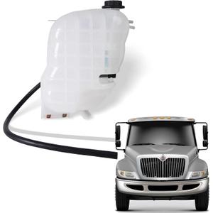 Engine Coolant Reservoir Tank, Heavy Duty Pressurized Coolant Reservoir Compatible with IC Corporation International Harvester 2002-2018 Replace 603-5104 2602943C91