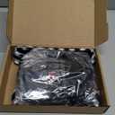 haapaw Dog Harness with Leash Set, No Pull Adjustable Reflective Step-in Puppy Harness with Thickened Padded Vest for Extra-Small/Small Medium Dogs (Black)