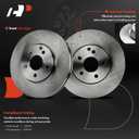 A-Premium 11.96 inch (303.9mm) Front Vented Disc Brake Rotors Compatible with Select Mercedes-Benz Models - E320 2004-2005, E350 2006-2009, 2-PC Set
