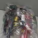 2 Pack Jumbo Red and White C9 Christmas Pathway Lights, 14ft Outdoor Decorative Lights with Energy-Efficient LED Bulbs, Waterproof for Yard, Garden, Porch, and Walkway - UL Listed (7FT)