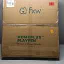 FXW Homeplus Dog Playpen for Indoor Use - Stress-Free and Safe Play, Heavy Duty 32 Inch 8 Panels Dog Pen for Puppies, Small and Medium Dogs, BlackPatented (32"H (Black))