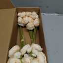 Waipfaru Ranunculus Artificial Flowers, 18Pcs 14In Fake Peonies Artificial Flowers, Faux Flower for Vase Silk Flower Real Touch Faux Peony Bulk for DIY Wedding Bouquet Home Bridal Shower Decor