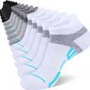 shnn 15 Pairs Womens Ankle Socks Lightweight Breathable Casual Low Cut Socks for Women With Heel Tab Size 5-9