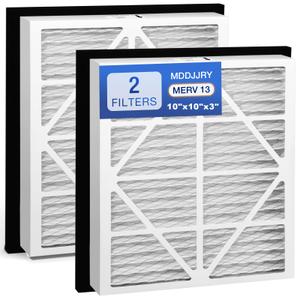 MDDJJRY 2Pack 16x25x3 MERV13 air Filter Pleated Whole House Return Grille Filter Replacements are perfectly compatible with the Zephyr VGF Series 16x25x3 Whole House Return Grille Filter
