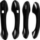 Exterior Door Handle Cover Trim for Hyundai Santa Fe 2019-2023 Door Handle Cover Gloss Black ABS 1 Set