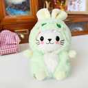 2 PCS Clothes for 17cm Doll Cloth, Dress up Animal Style Outfits with Tails, Boys and Girls Stylish Adorable Dolls Clothes Accessories (No Doll)(Dinosaur)