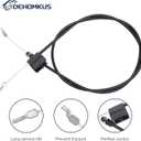 183281 Engine Zone Control Cable Fits for Craftsman Husqvarna Poulan Roper Weed Eater Lawn Mower 532183281 198463 532198463