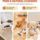 SakerPlus Steam Disinfection Cleaner, Handheld Pressurized Steamer with 9-Piece Accessories for Multi-Surface Cleaning, Natural Sanitization for Kitchen, Floor (1 x Steam Cleaner Kit + 4 Fiber Cloths)