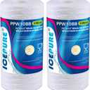 ICEPURE 5 Micron 10*4.5'' Whole House Sediment String Wound Water Filter Replacement filter for 84637, WPX5BB97P, PC10, 355214-45, 355215-45, WP10BB97P, WP5BB97P, 2PACK