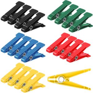 20 Pcs Graded Pinch Pin Exerciser, Finger Exerciser Hand Exercise Equipment Finger Strengthener Pinch Clips for Conditioning Grip Strength Trainer