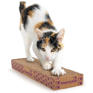 Smarty Kat Super Scratcher Corrugated Cat Scratcher Catnip Infused