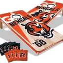 YouTheFan NFL 2’ x 4’ Professional Wood Cornhole Game with Logo Bags