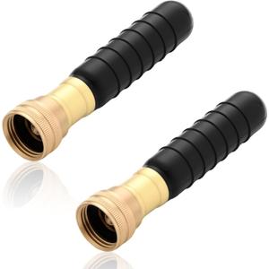 2 Pcs Adjustable Bend and Spray Water Nozzle Hose Nozzle for Watering Plants Heavy Duty, Flexible, Control Water Use and Spray 1 Unit for Garden