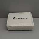 L'AGRATY Chunky Knit Blanket Throw,Soft Chenille Yarn Throw 50x60Handmade Thick Cable Knit Crochet Blanket, Large Rope Knot Throw Blanket for Couch Home Decor (Ivory)