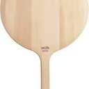 New Star Foodservice 50370 Restaurant-Grade Wooden Pizza Peel, 19" L x 19" W Plate, with 14" L Wooden Handle, 33" Overall Length (19" x 33")