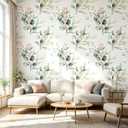 weiseni Floral Wallpaper Peel and Stick Wallpaper Boho Contact Paper Home Bedroom Cabinets Countertops Thickened with Self-Adhesive Removable Wall Paper 17.7"X118"