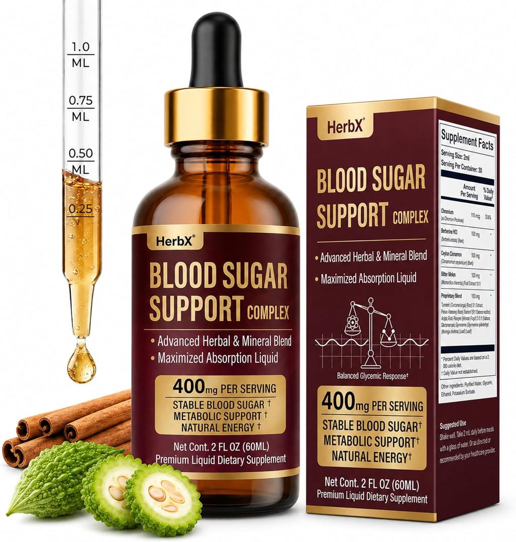 Berberine & Cinnamon Liquid Dietary Supplement, 60 mL