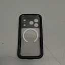 Phone Case for iPhone 17 Pro, IP68 Submersible [6.6FT] Military Grade Waterproof Shockproof with MagSafe Compatible Wireless Charging, Built-in Screen Protector for Swimming Outdoor Sports (Black)