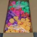 378-Pack Mini Rubber Ducks Set, Mini Colorful Rubber Duckies Bath Toy for Child, Float & Squeak Tiny Ducks Pool Toy Set for Kids Party Favors, Birthday Party Supplies, Prize Rewards