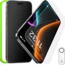 Esanik 1 Pack for iPhone Air Matte Glass Screen Protector + 1 Camera Lens Protector - Anti-Glare, Anti-Fingerprint, Anti-Reflection, 9H Hardness, Smooth Touch, Easy Installation Frame Included