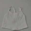 Tank Tops for Women Scoop Neck Crop Tops Athletic Workout Tops Cute Seamless Cami Ribbed Tank Tops XS-S