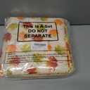 Abbylike 200 Pcs Fall Thanksgiving Dog Bandana Bulk Maple Leaves Bandana for Dogs Triangle Kerchief Bib Scarf for Pets Autumn Costume Photo Props Accessories Pet Shops Adoption Event, 25 Styles (Orange, Yellow,White)