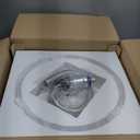 Homary Bathroom Vessel Sink Round Vessel Sink 15.35" x 4.33" Transparent Diamond Shaped Crystal Glass Bathroom Sink Above Counter Clear Glass Vessel Sinks for Bathrooms with Pop-up Drain