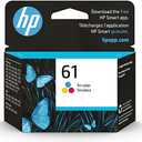 HP 61 Tri-color Ink | Works with DeskJet 1000, 1010, 1050, 1510, 2050, 2510, 2540, 3000, 3050, 3510; ENVY 4500, 5530; OfficeJet 2620, 4630 Series | Eligible for Instant Ink | CH562WN