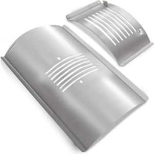 Flame Broiler Kit for Pit Boss 700 Series Pellet Grills Replacement Parts Heat Deflector Plate Slide Cover 74518 n Bottom Plate 74354 Smoker BBQ Accessories Stainless Steel