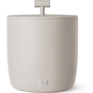 Simple Modern Vacuum Insulated Ice Bucket with Lid and Scoop | for Cocktail, Champagne, Wine, Beer, & Hosting | Stainless Steel 100oz Capacity for Large Parties | Rocks Collection | Almond Birch
